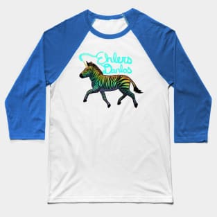 Ehlers Danlos Rainbow Zebracorn Baseball T-Shirt